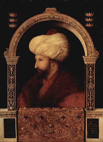 Gentile Bellini Sultan Mehmed II